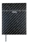 2026 ADINA Buchkalender A4 schwarz 1 Tag auf 1 Seite auch...
