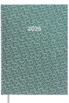2026 ADINA Buchkalender A4 grün-metallic 1 Tag auf 1...