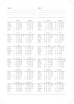 2026 ADINA Wochenkalender A5 1 W= 2S 128 Seiten mit Eckperforation mit Leseband