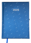 2026 ADINA Wochenkalender A5+ blau-metallic 24x16cm 1...