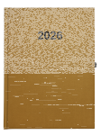 2026 ADINA Wochenkalender A5+ gold-metallic 24x16cm 1...