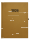 2026 ADINA Wochenkalender A5+ gold-metallic 24x16cm 1 Woche auf 2 Seiten cremefarbenes 80g Papier