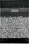 2026 ADINA Wochenkalender A5+ schwarz 24x16cm 1 Woche auf...
