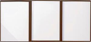 BRUNNEN Präsentationsmappe 3-teilig schwarz LINES 102013090