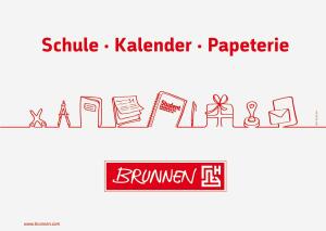 BRUNNEN 1030504 Werbebeutel Papier 24,5 x 34,5 x 4 cm Papier