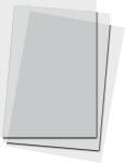 BRUNNEN 1034497 Transparentpapier uni 45 x 64 cm weiss