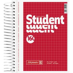 BRUNNEN Collegeblock A6 kariert 160 Blatt 1067392