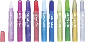 BRUNNEN 1048550 Glitterfarben-Set Glitter Glue