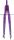 BRUNNEN Schnellverstellzirkel Tasten purple 104965560