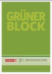 BRUNNEN Briefblock A5 60g Grün kariert Lineatur 10...