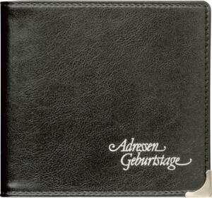 BRUNNEN Adress/Geburtstagsbuch Soft schwarz 106454490