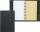 BRUNNEN Ringbuch A7 schwarz 6-Ringe Einlage 106501090