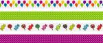 HEYDA 203584361 Deko Tapes Party Ballons bunt jede Rolle...