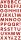 HEYDA 203780623 Stick-Ons-Mix Buchstaben 75 x 165 cm rot