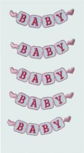 HEYDA 203782808 Textil-Sticker Baby Girl 2 75 x 165 cm