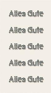 HEYDA 203782902 Strass-Sticker Alles Gute 75 x 165 cm Acryl glasklar