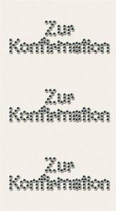 HEYDA 203782909 Strass-Sticker Zur Konfirmation 75 x 165 cm Acryl glasklar