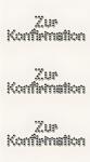 HEYDA Strass-Sticker Zur Konfirmation 75 x 165 cm Acryl...