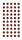 HEYDA 203782917 Strass-Sticker rund 75 x 165 cm Acryl rot