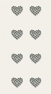 HEYDA 203782920 Strass-Sticker Herz 75 x 165 cm Acryl glasklar