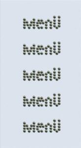 HEYDA 203782925 Perlen-Sticker Menü 75 x 165 cm Ø ca. 2 mm Cabochon-Perlen weiss