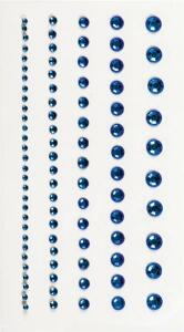 HEYDA 203782943 Strass-Sticker 75 x 165 cm Ø ca. 2 - 6 mm Acryl blau