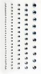 HEYDA Strass-Sticker 75 x 165 cm Ø ca. 2 - 6 mm...