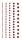 HEYDA 203782950 Perlen-Sticker 75 x 165 cm Ø ca. 2 - 6 mm Cabochon-Perlen rot