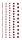 HEYDA Perlen-Sticker 75 x 165 cm Ø ca. 2 - 6 mm Cabochon-Perlen rot