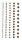 HEYDA 203782951 Perlen-Sticker 75 x 165 cm Ø ca. 2 - 6 mm Cabochon-Perlen bronze