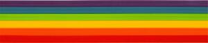 KNORR PRANDELL Wachsplatten-Sortiment 200 mm Ø 1 mm regenbogen