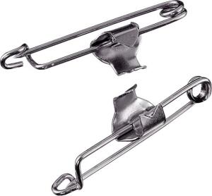 KNORR PRANDELL 212362261 Broschennadel mit Kralle 22 mm Metall silberfarben