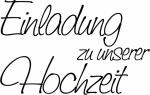 HEYDA 211800002 Stempel Hochzeit Einladung zu unserer...