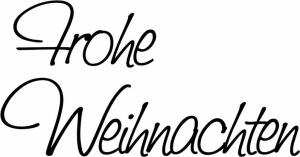 HEYDA 211800401 Stempel Weihnachten Frohe Weihnachten Holz matt lackiert