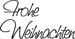HEYDA Stempel Weihnachten Frohe Weihnachten Holz matt...