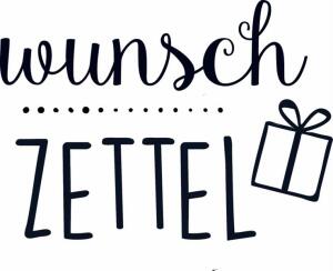 HEYDA 211800406 Stempel Weihnachten Wunschzettel Holz matt lackiert
