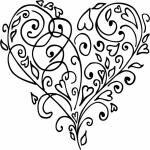 HEYDA 211801001 Stempel Hochzeit Gefühlvoll Holz...