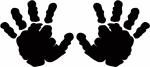 HEYDA 211801204 Stempel Geburt Hands Holz matt lackiert