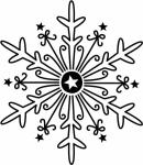 HEYDA 211801405 Stempel Weihnachten Eiskristall...
