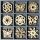 Holzornamentbox Schmetterlinge Ornamente 105 x 105 cm Sperrholz