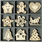 KNORR PRANDELL Holzornamentbox Sweet Xmas 105 x 105 cm...