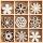 KNORR PRANDELL Holzornamentbox Blumen Fantasie 105 x 105 cm Sperrholz