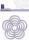 CART-US 2118560148 Stanzschablone Rahmen Blatt blume 20 - 107 mm Metall