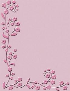 CART-US 2118569014 Embossingschablone Florette 15 x 105 cm