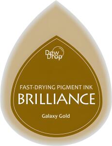 TSUKINEKO Stempelkissen Brilliance - Dew Drops 35 x 5 cm galaxy gold