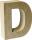KNORR PRANDELL 2119293104 Papp-Buchstabe 3D D 175 x 144 x 55 cm Pappe natur