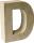 KNORR PRANDELL Papp-Buchstabe 3D D 175 x 144 x 55 cm Pappe natur