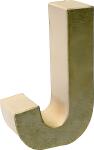KNORR PRANDELL Papp-Buchstabe 3D J 17 x 11 x 55 cm Pappe...