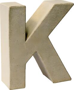 KNORR PRANDELL Papp-Buchstabe 3D K 175 x 16 x 55 cm Pappe natur
