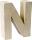 KNORR PRANDELL Papp-Buchstabe 3D N 175 x 14 x 55 cm Pappe natur